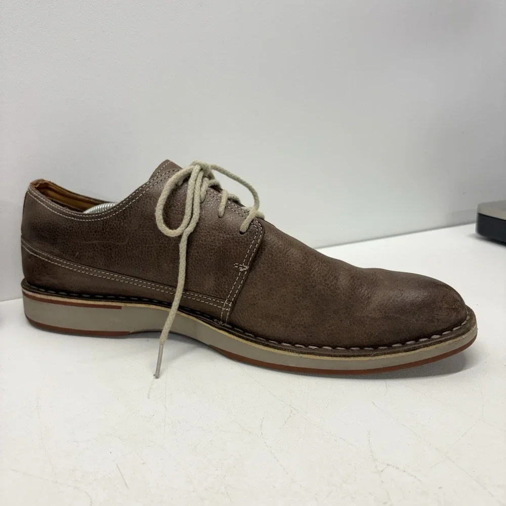 Sperry Gold Cup Men's 12M Brown Leather Plain Toe Oxford Dress Casual Shoes